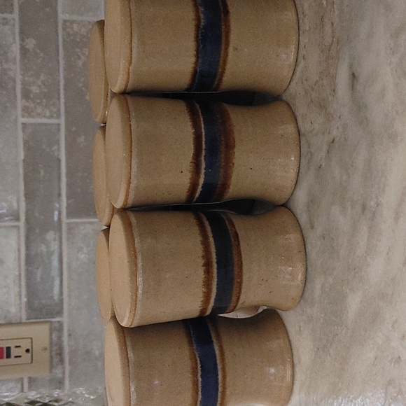 7 Studio Pottery Drinking Vessels 10 oz - Picture 11 of 13